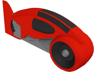 Tron Lightcycle 3D Model preview