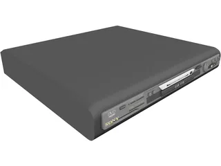 DVD Player Sony 3D Model preview