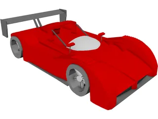 Ferrari GT 3D Model preview
