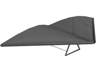 Hang Glider 3D Model preview