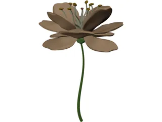 Camellialike 3D Model preview