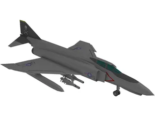 F-4 Phantom II 3D Model preview