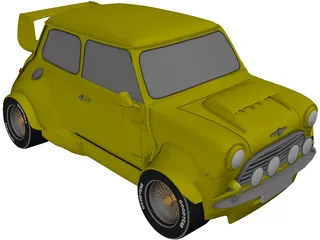 Mini Cooper MG4 Rally Car 3D Model preview