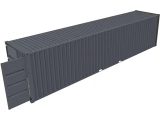 Container 40ft 3D Model preview