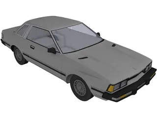 Nissan Silvia S110 3D Model preview