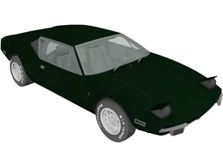 De Tomaso Pantera (1971) 3D Model preview