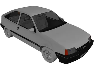 Opel Kadett 3D Model preview