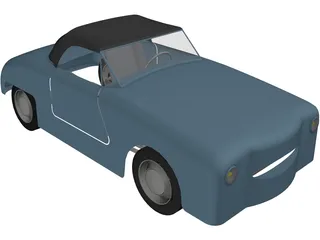 Dyna Kit Car 2CV Based 3D Model preview