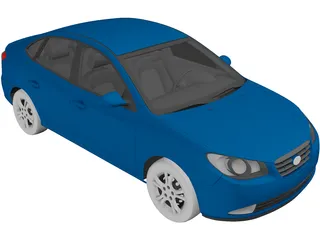 Hyundai Elantra (2011) 3D Model preview