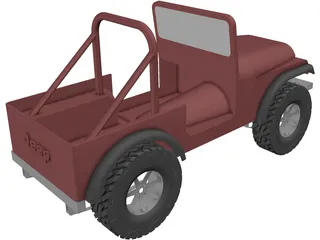 Jeep Renegade 3D Model preview