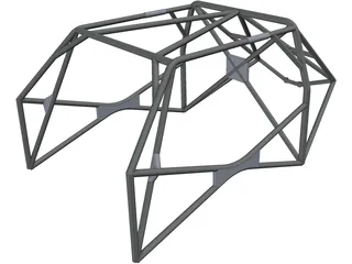 Roll Cage FIA 3D Model preview