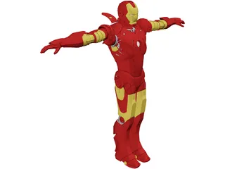 Iron Man [Rigged] 3D Model preview