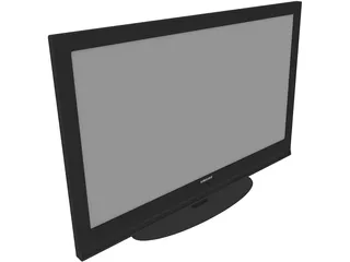 Samsung Plasma TV PS-42Q91H 3D Model preview
