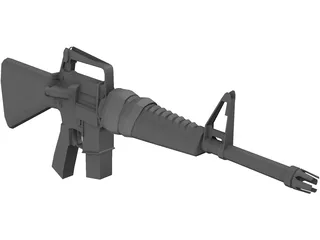 M16 3D Model preview