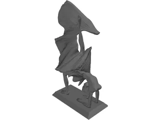 Figurine Statue 3D Model preview