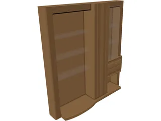 Wardrobe 3D Model preview