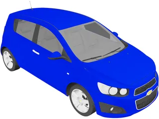 Chevrolet Aveo (2012) 3D Model preview