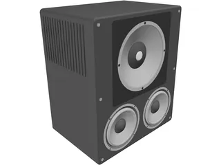 Speaker 3D Model preview
