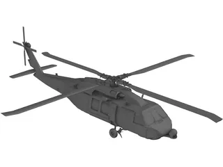 Sikorsky SH-60 Seahawk 3D Model preview