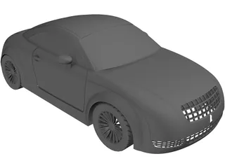 Audi TT 3D Model preview