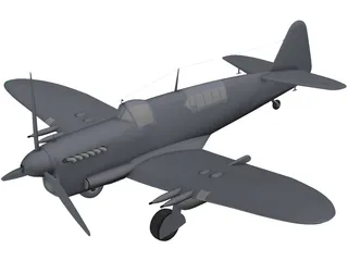 Fairey Firefly 3D Model preview