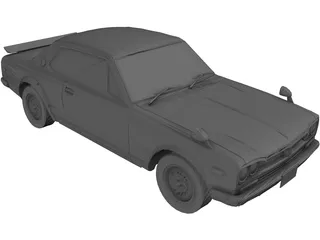 Nissan Skyline 2000GT-R 3D Model preview