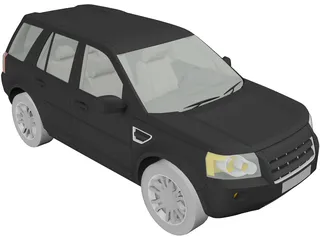Land Rover Freelander 3D Model preview