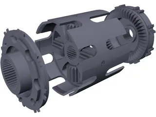 Self-Locking Differential 3D Model preview