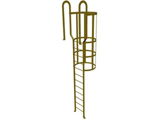 Ladder 3D Model preview