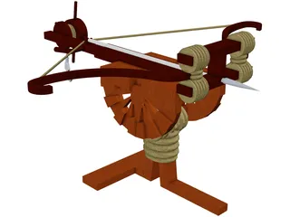 Roman Ballista 3D Model preview