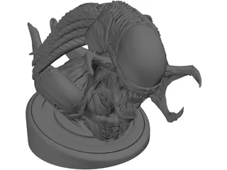 Predator Bust 3D Model preview