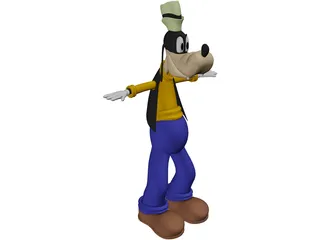 Goofy [Animated] 3D Model preview