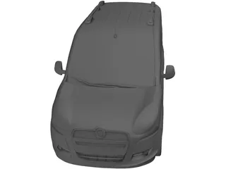 Fiat Doblo (2010) 3D Model preview