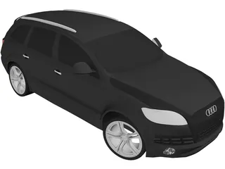Audi Q7 3D Model preview
