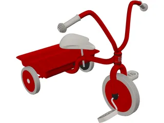 Tricycle Child 3D Model preview