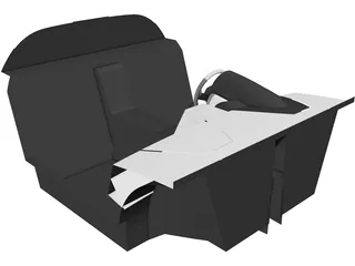 SSC Tuatara Interior (2012) 3D Model preview