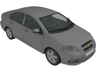 Chevrolet Aveo LT (2012) 3D Model preview