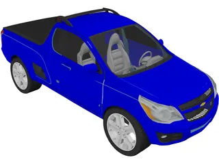 Chevrolet Montana 3D Model preview