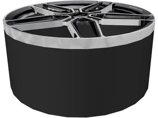 AC Schnitzer Rim 3D Model preview
