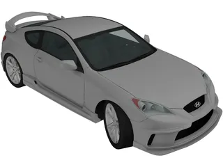 Hyundai Genesis Coupe Sport (2010) 3D Model preview