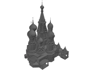 Red Square 3D Model preview