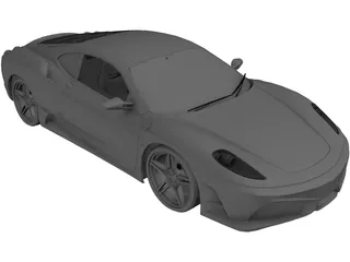 Ferrari F430 Scuderia 3D Model preview