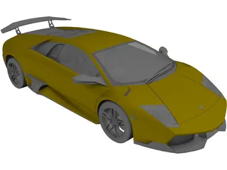 Lamborghini Murcielago LP670 3D Model preview
