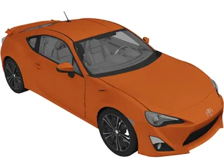 Toyota FT86 3D Model preview