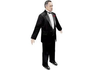 Godfather Don Carleone 3D Model preview