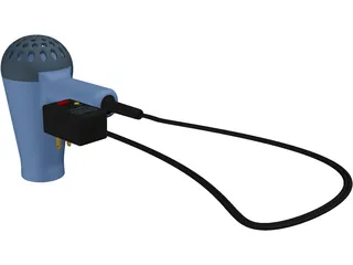 Hair Dry 3D Model preview