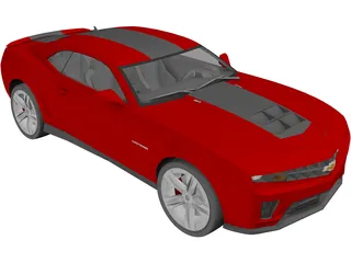 Chevrolet Camaro ZL1 (2012) 3D Model preview