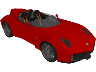 SVS Spada Codatronca Monza Racing 3D Model preview