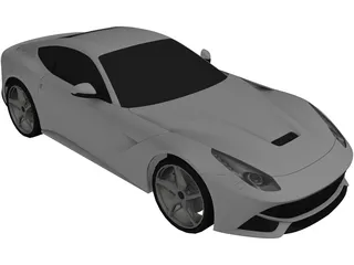 Ferrari F12 Berlinetta 3D Model preview