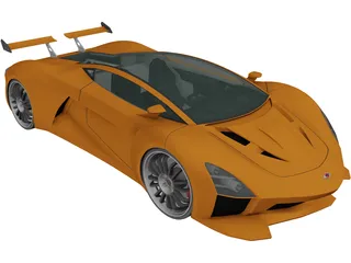 Vendetta GTR 800 3D Model preview